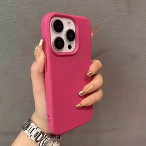 Pink Silicone Phone Case